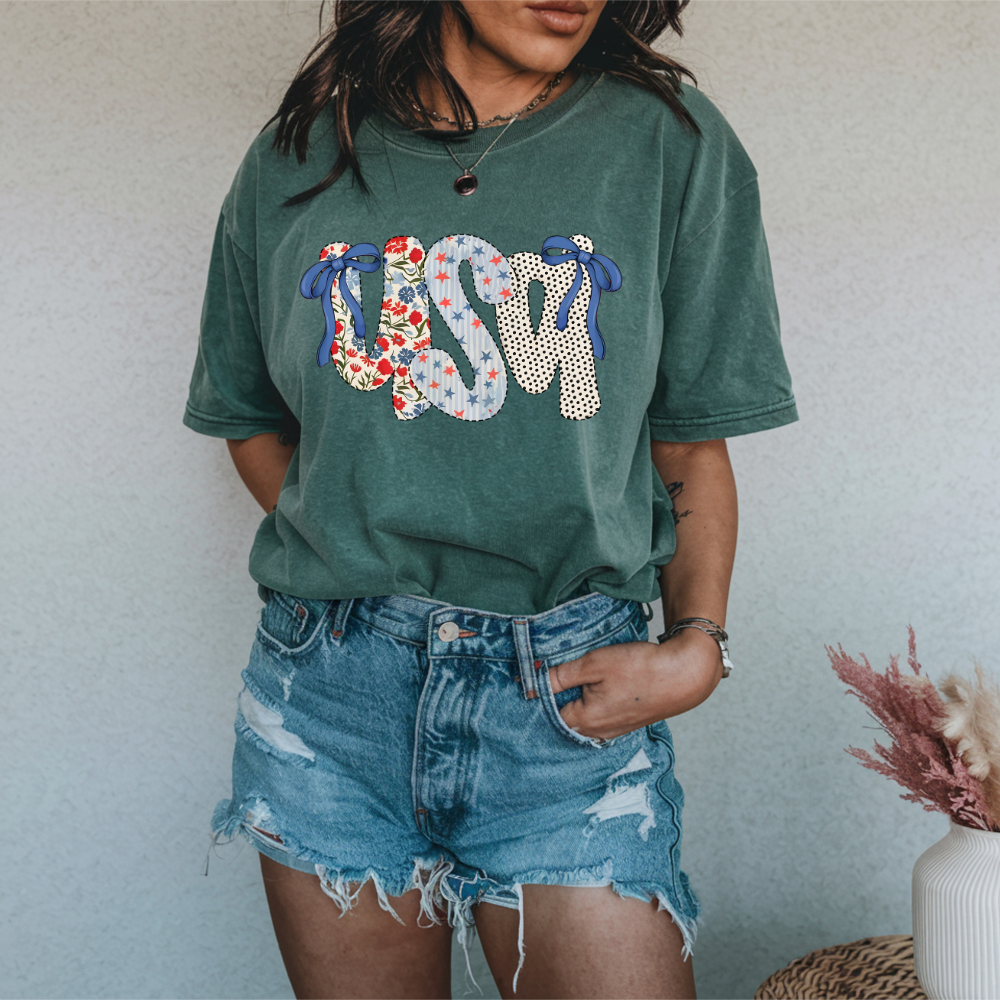 USA Bow- T-Shirt