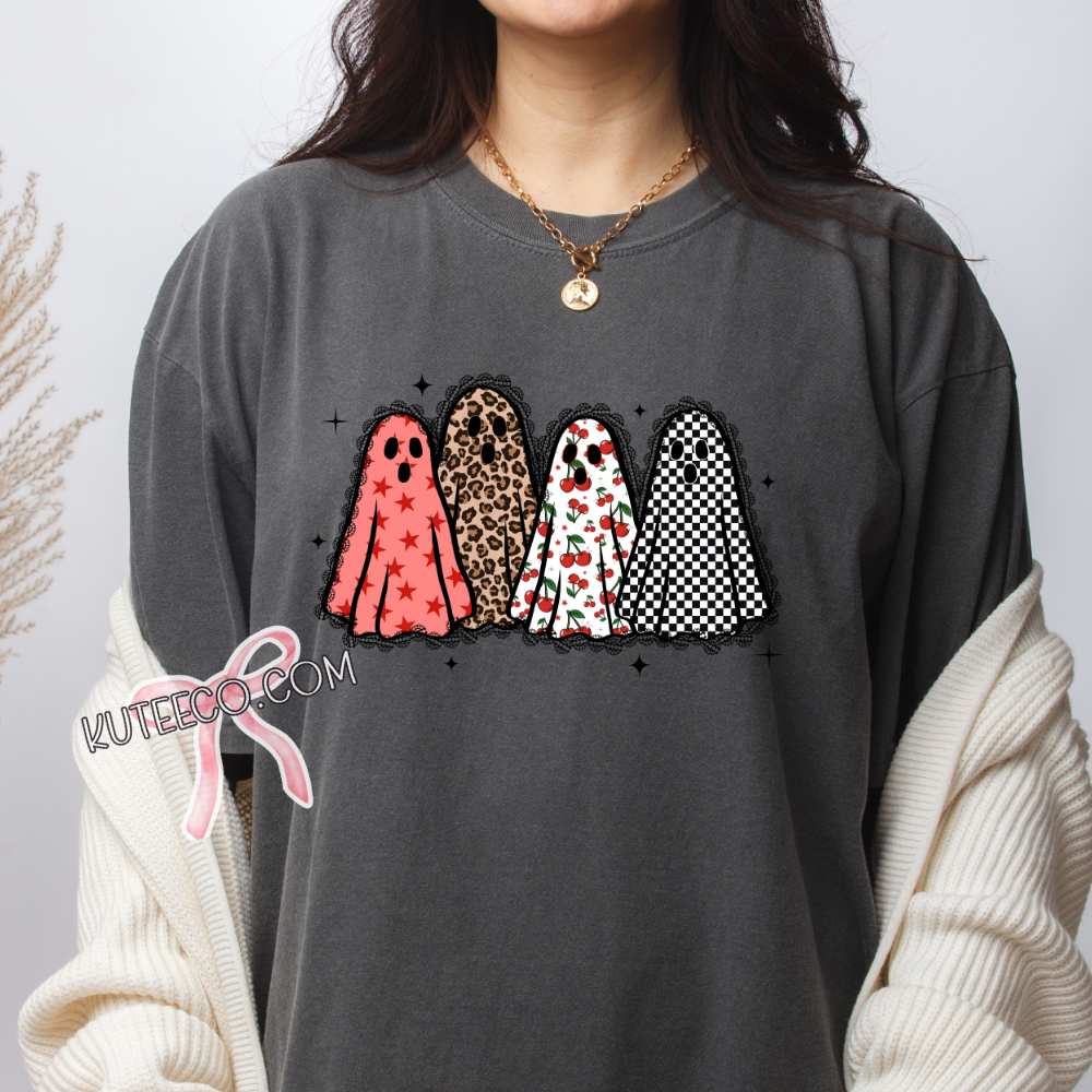 Lace Ghouls-T- Shirt