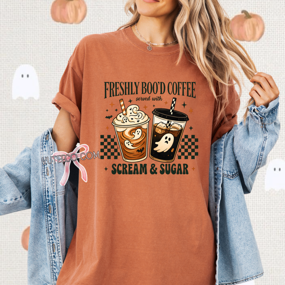 Freshly Boo'd Coffee- T-shirt/ Sweater