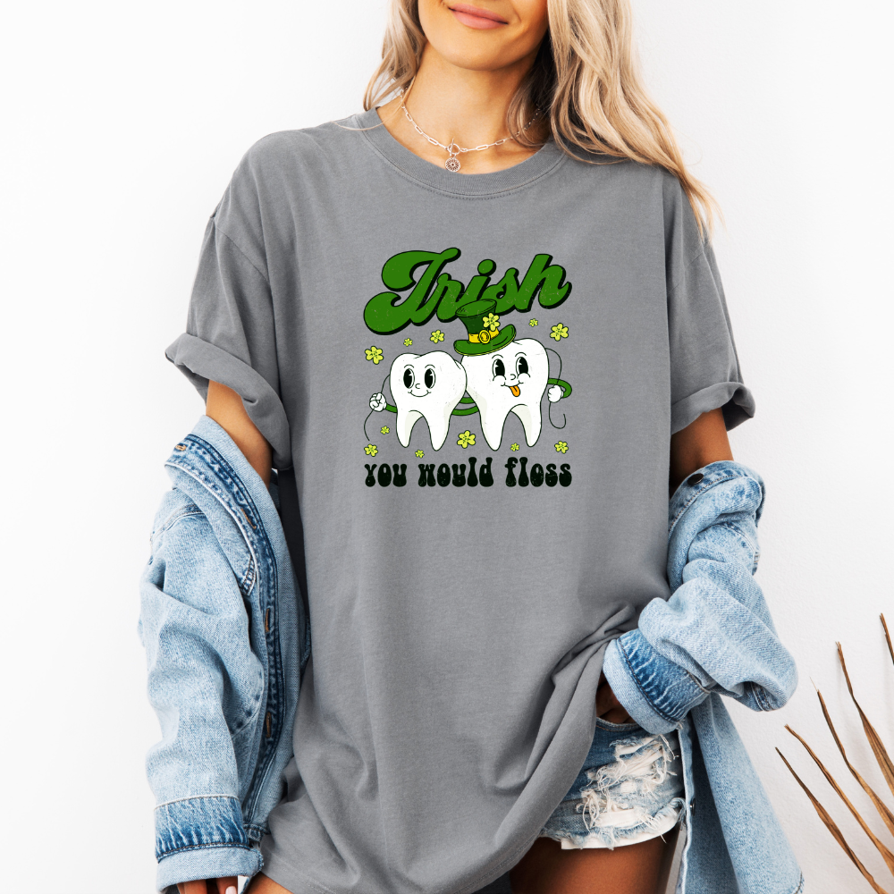 Irish You Would Floss- T- Shirt