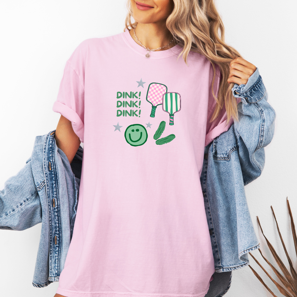 Dink Pickle Ball- Tee & Sweatshirt