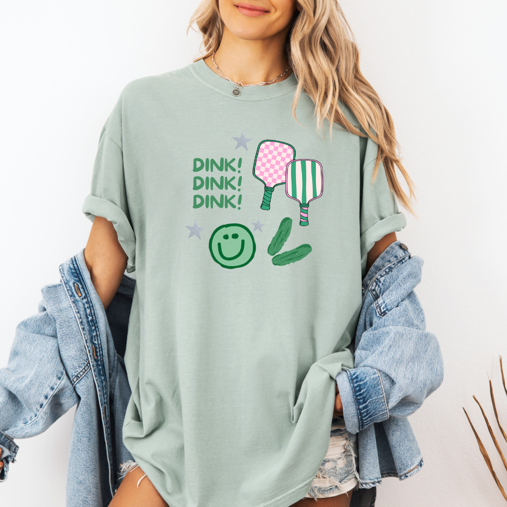 Dink Pickle Ball- Tee & Sweatshirt