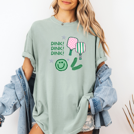 Dink Pickle Ball- Tee & Sweatshirt
