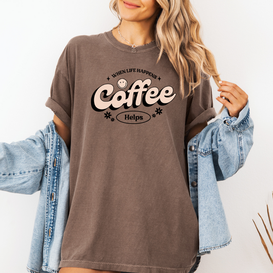Coffee Helps-Tee