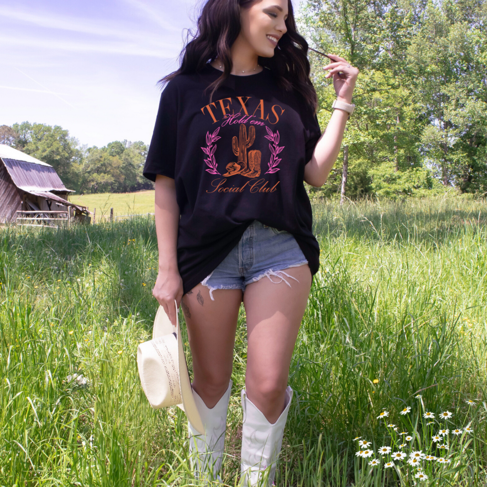 Texas Hold Em' Social Club- Tee