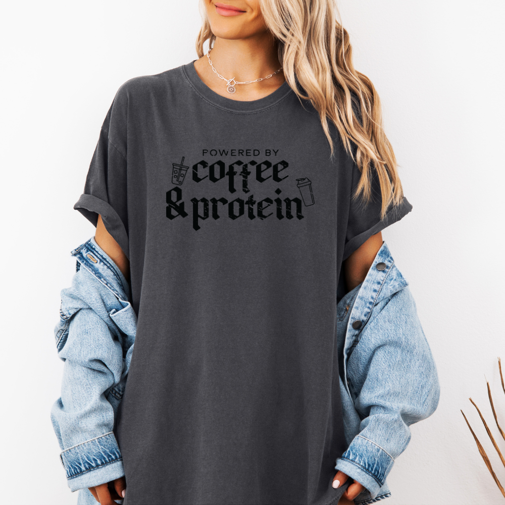 Protein & Coffee- Tee