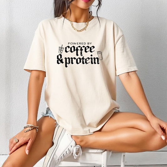 Protein & Coffee- Tee