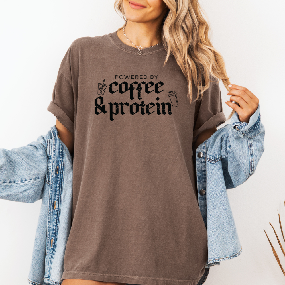Protein & Coffee- Tee