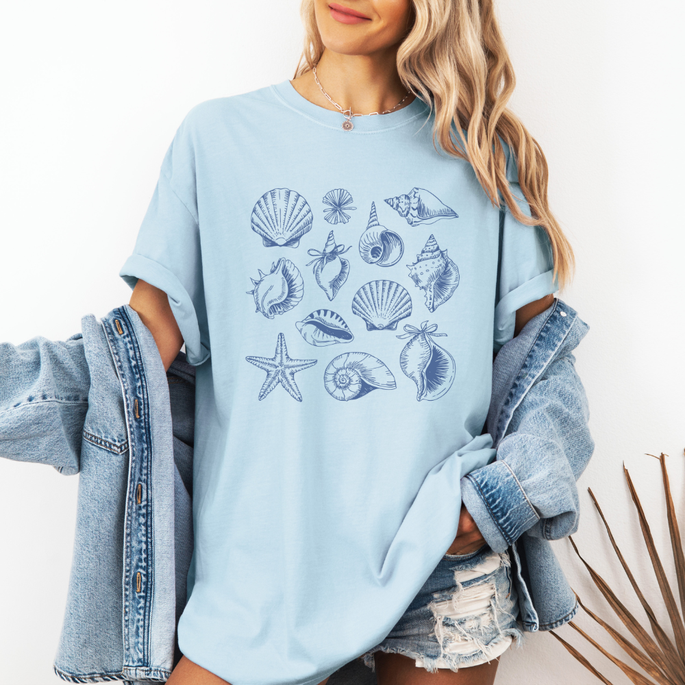 Coastal Seashells -T- Shirt