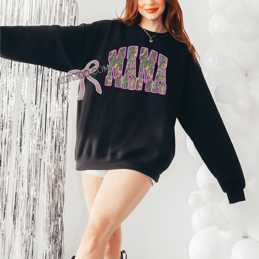 Camo Mama- T- Shirt/ Sweatshirt