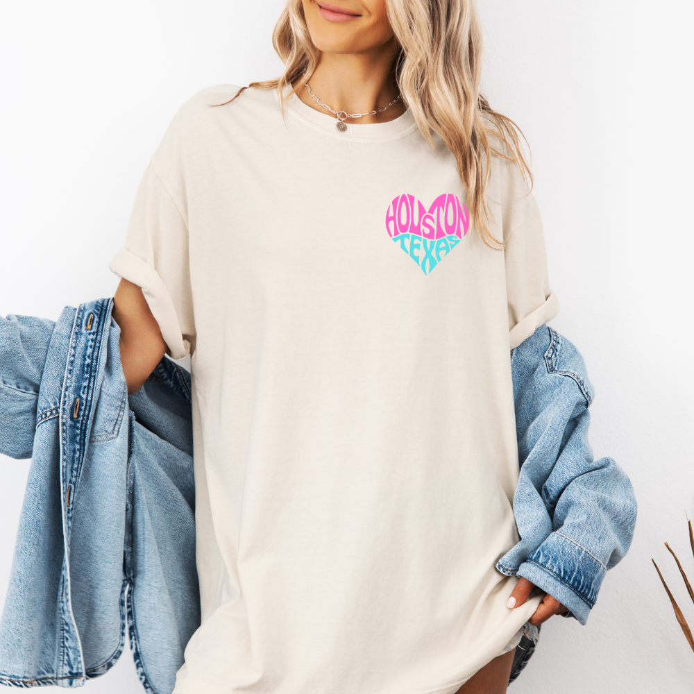 HTX- Pink Tee