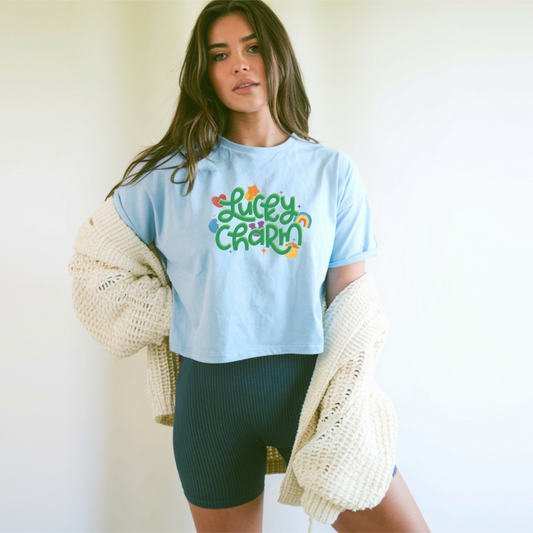 Lucky Charm- CROP TEE