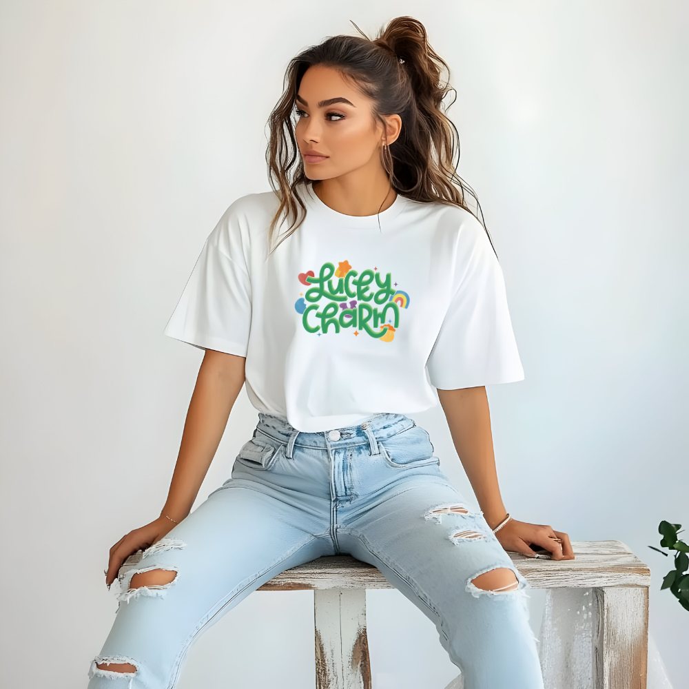 Lucky Charm- CROP TEE
