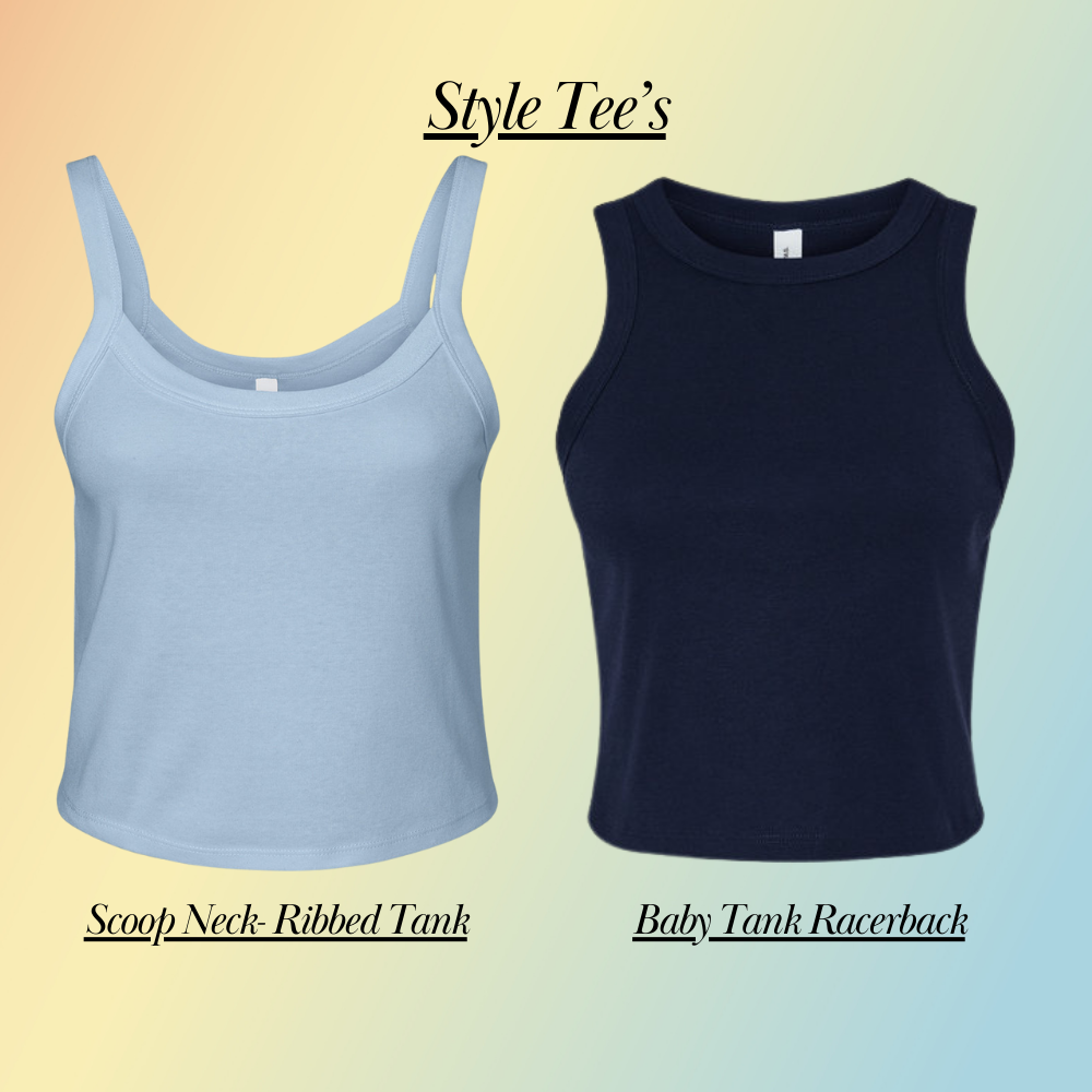 USA-Ribbed Tank Tops