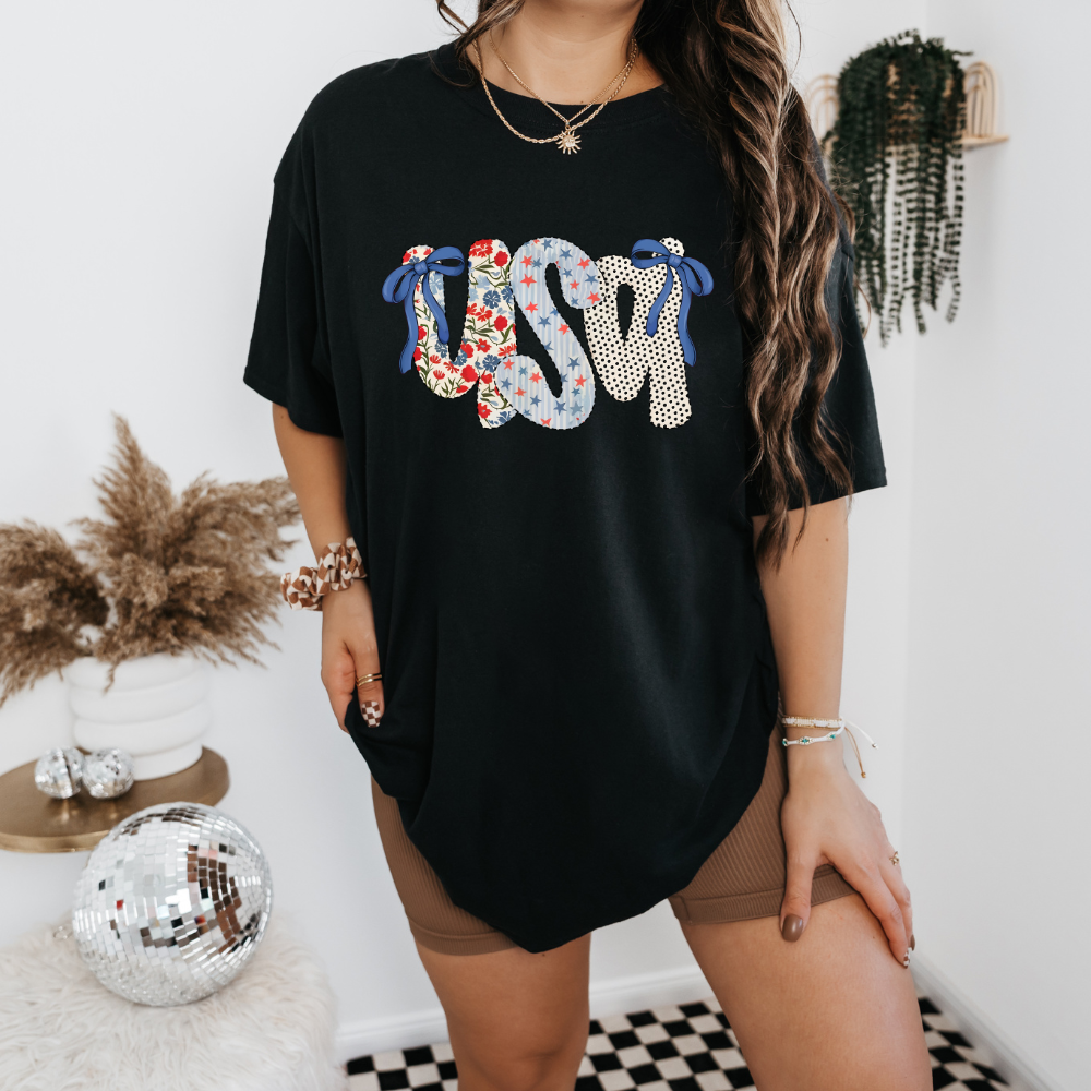 USA Bow- T-Shirt