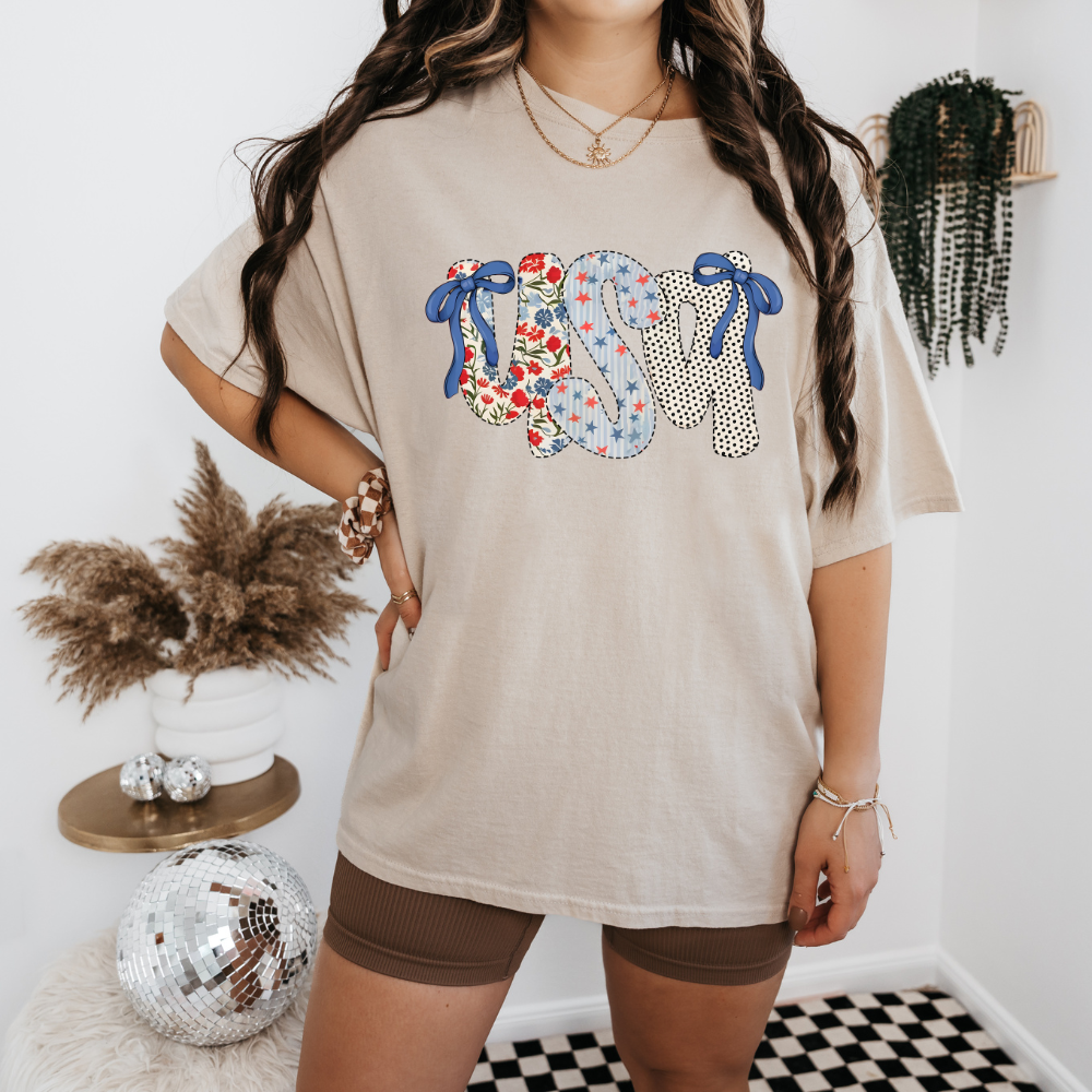 USA Bow- T-Shirt