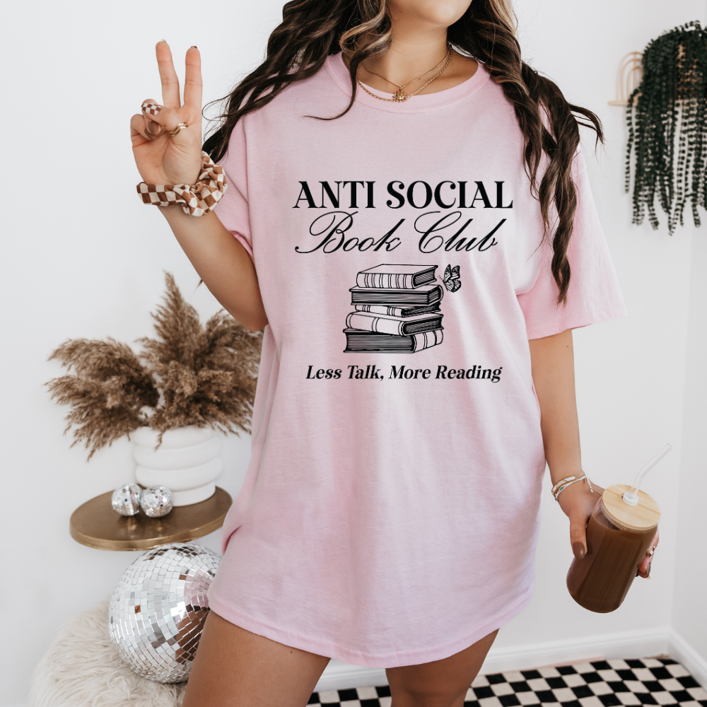 Anti- Social book Club-T- Shirt