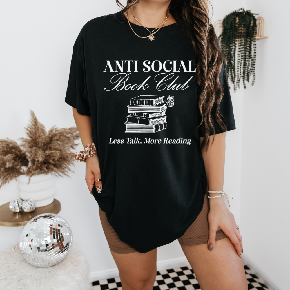 Anti- Social book Club-T- Shirt