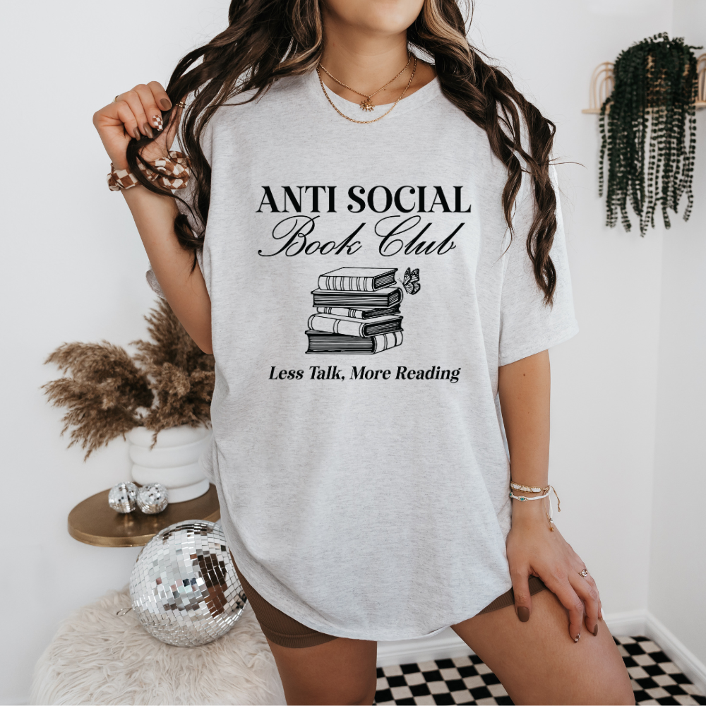 Anti- Social book Club-T- Shirt