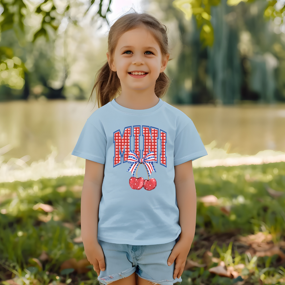 Gingham MINI- KIDS TEE