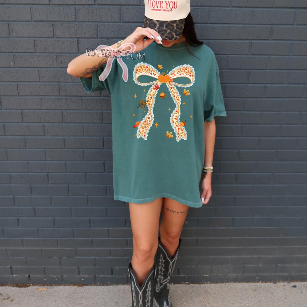 Fall Bow T- Shirt