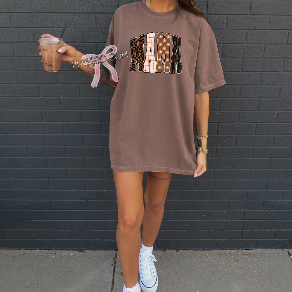 Fall Brown MAMA T- Shirt