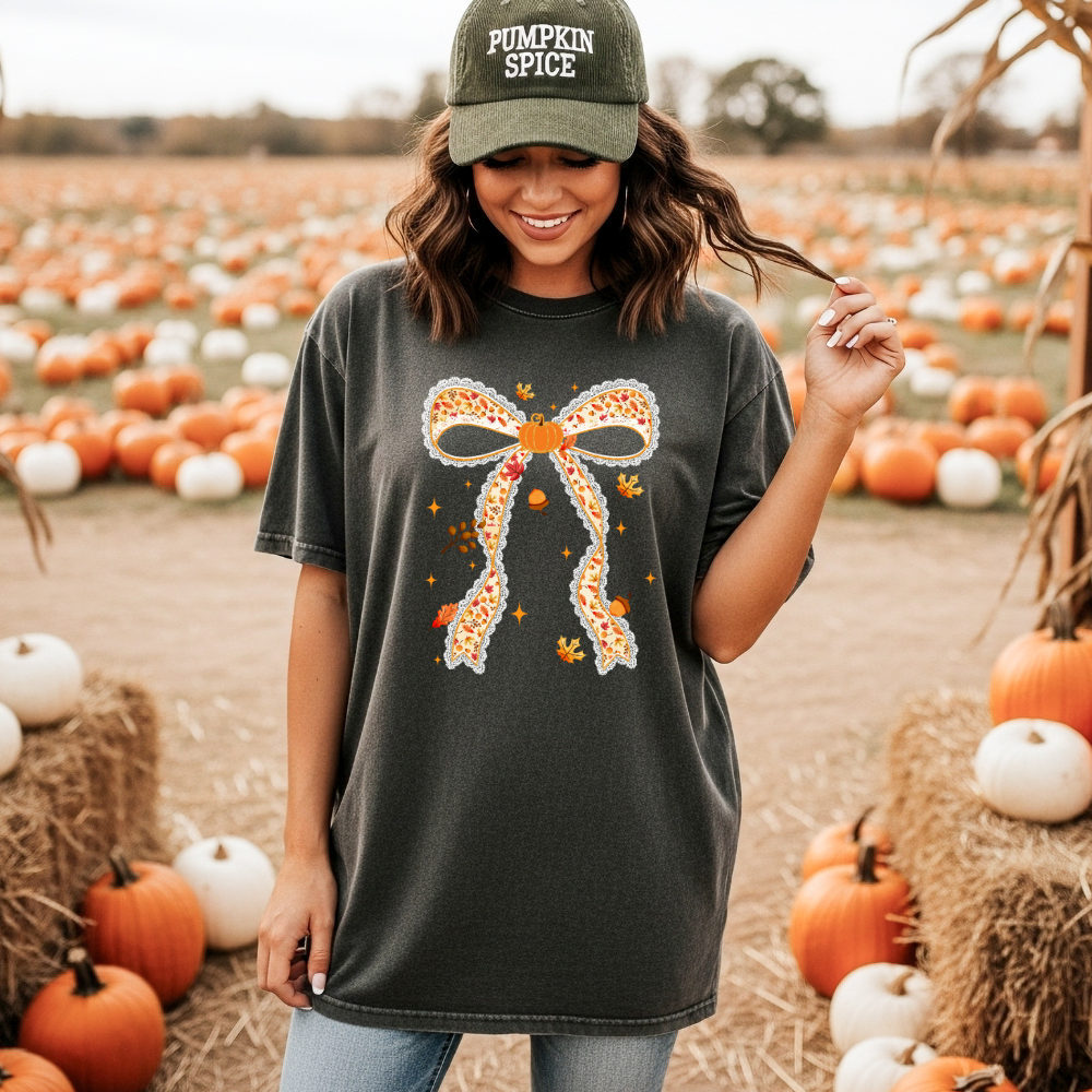 Fall Bow T- Shirt