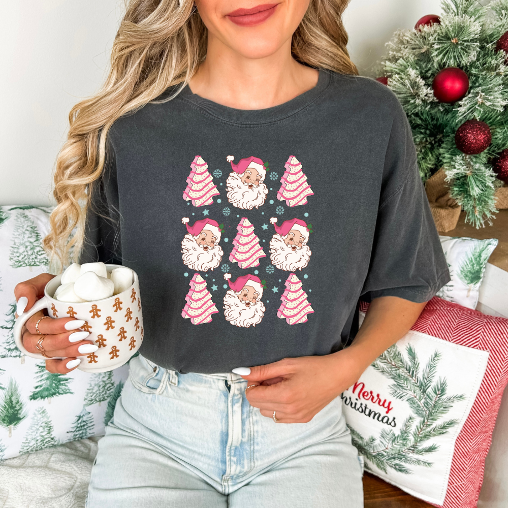 Santa Cake- Tee