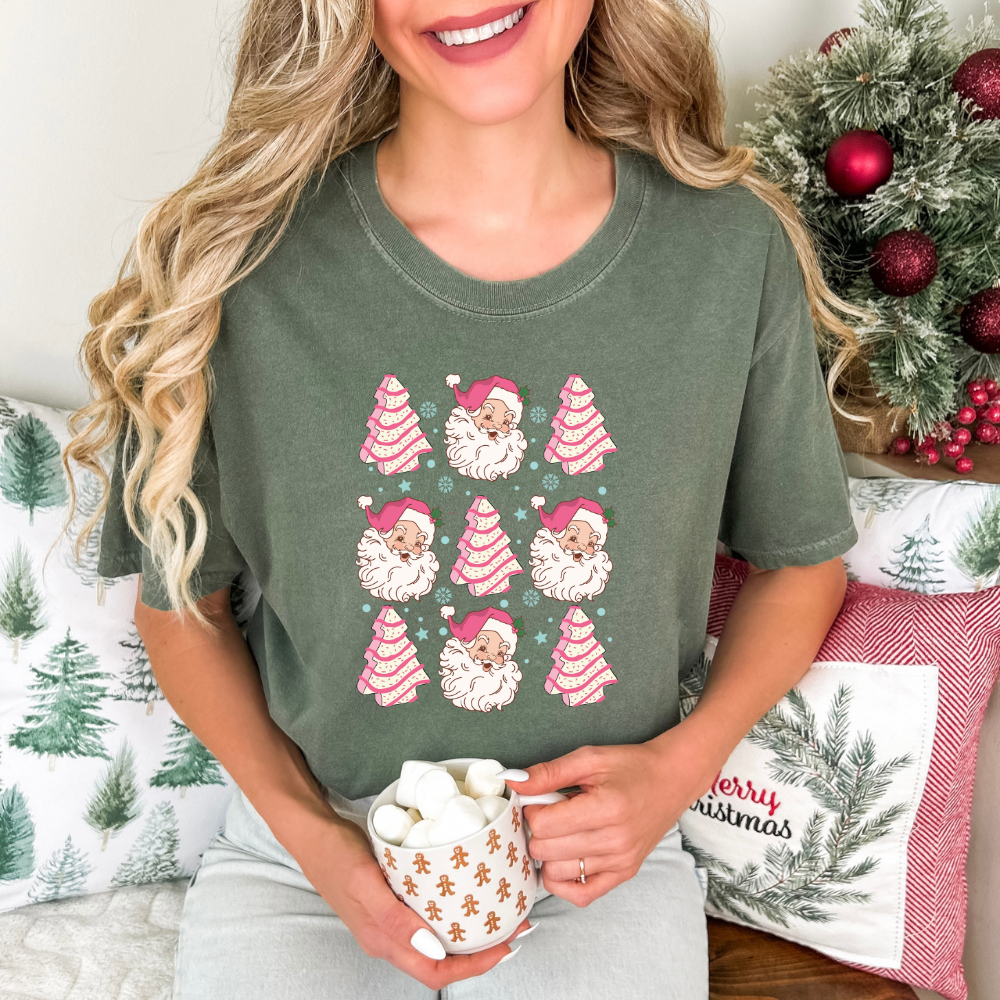 Santa Cake- Tee