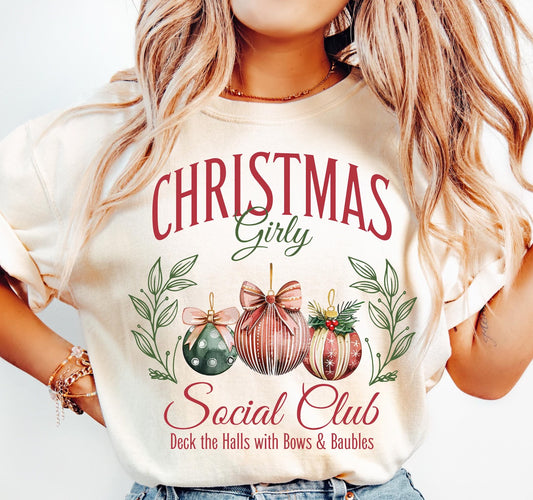 Christmas Girly- Tee