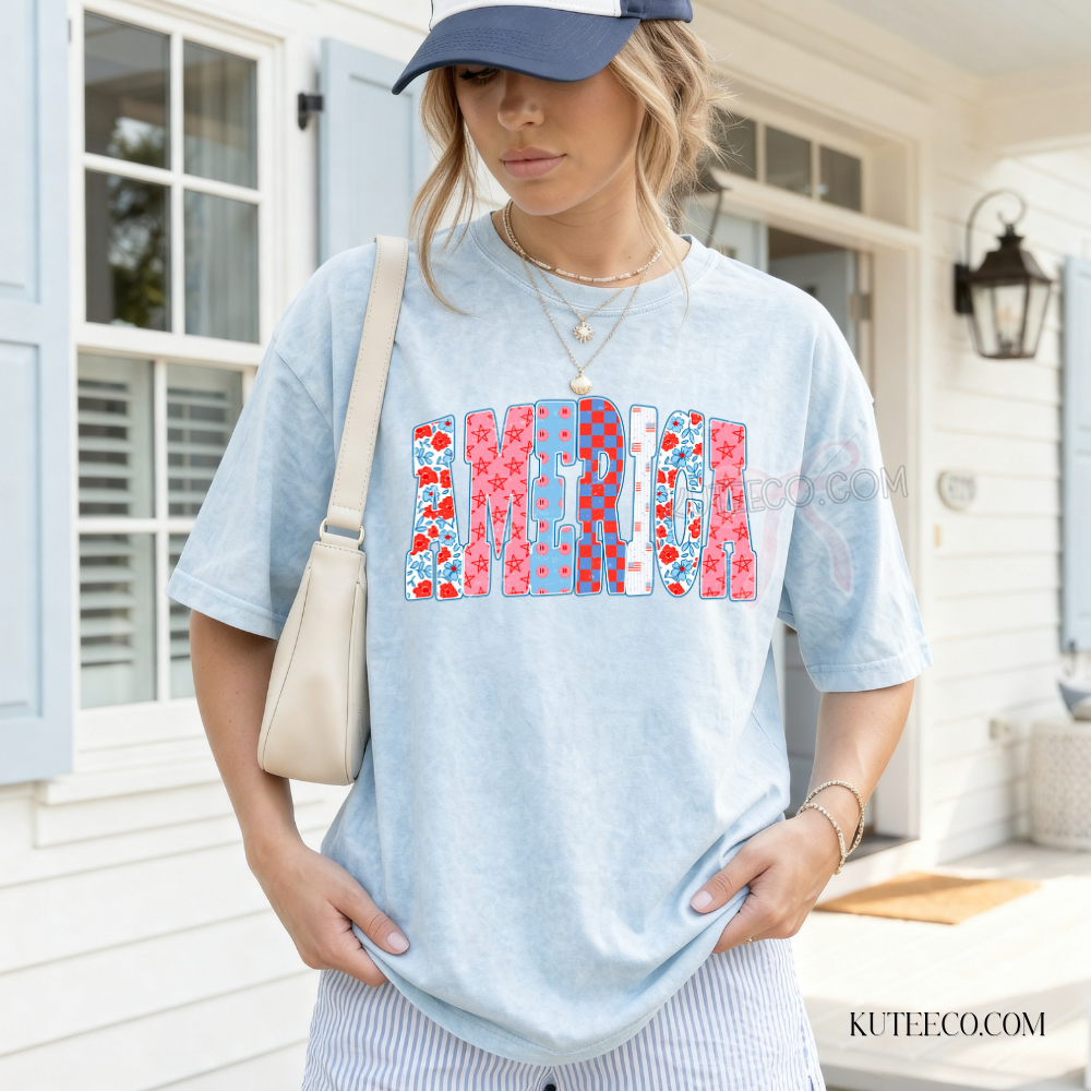 America- Comfort Colors Tee