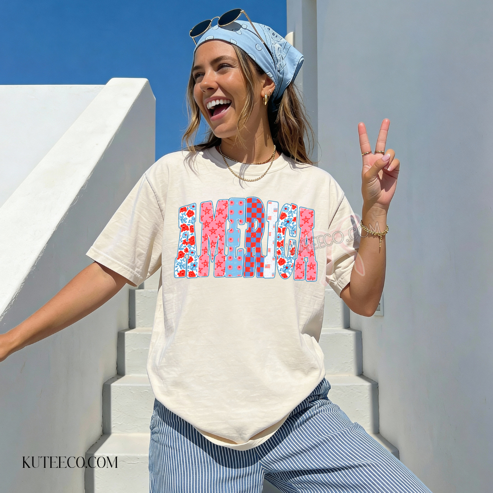 America- Comfort Colors Tee