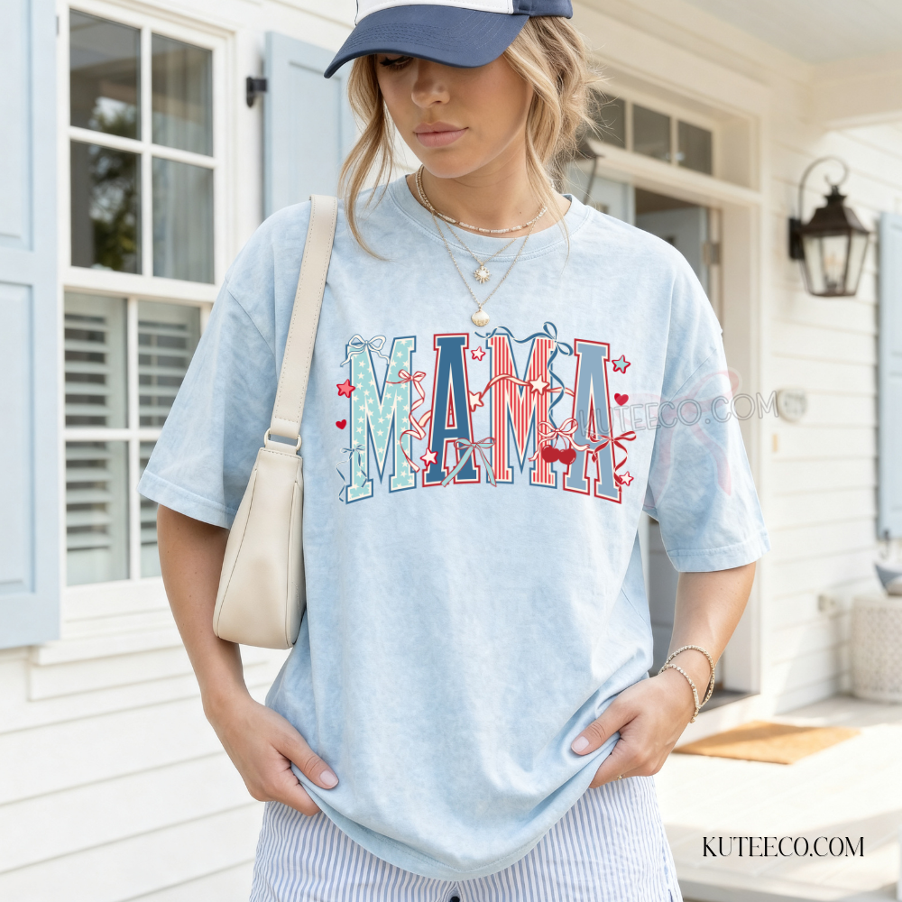 Patriotic MAMA - Comfort colors Shirt/ Sweatshirt
