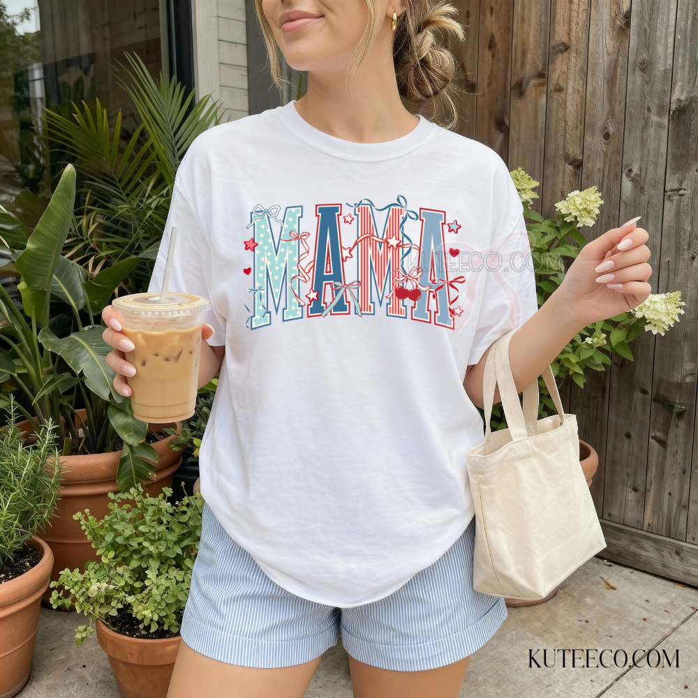 Patriotic MAMA - Comfort colors Shirt/ Sweatshirt