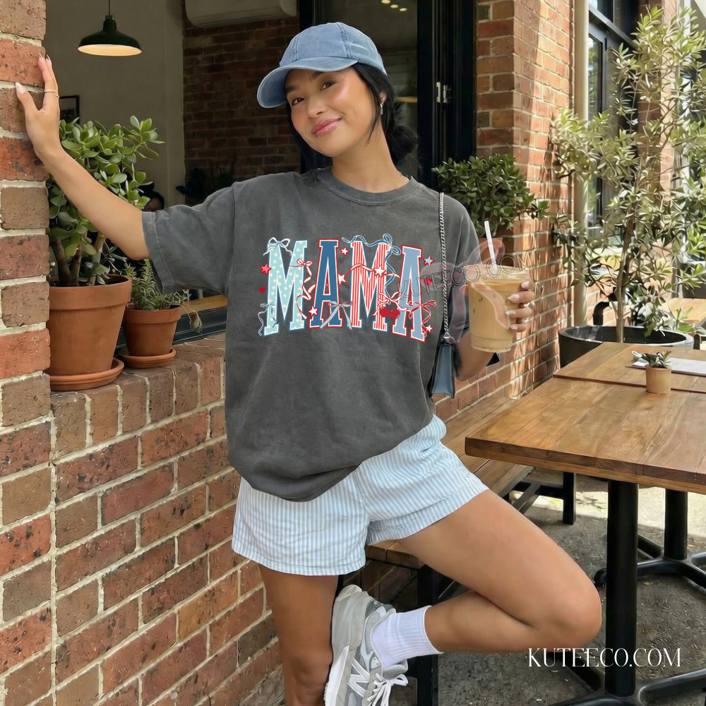 Patriotic MAMA - Comfort colors Shirt/ Sweatshirt