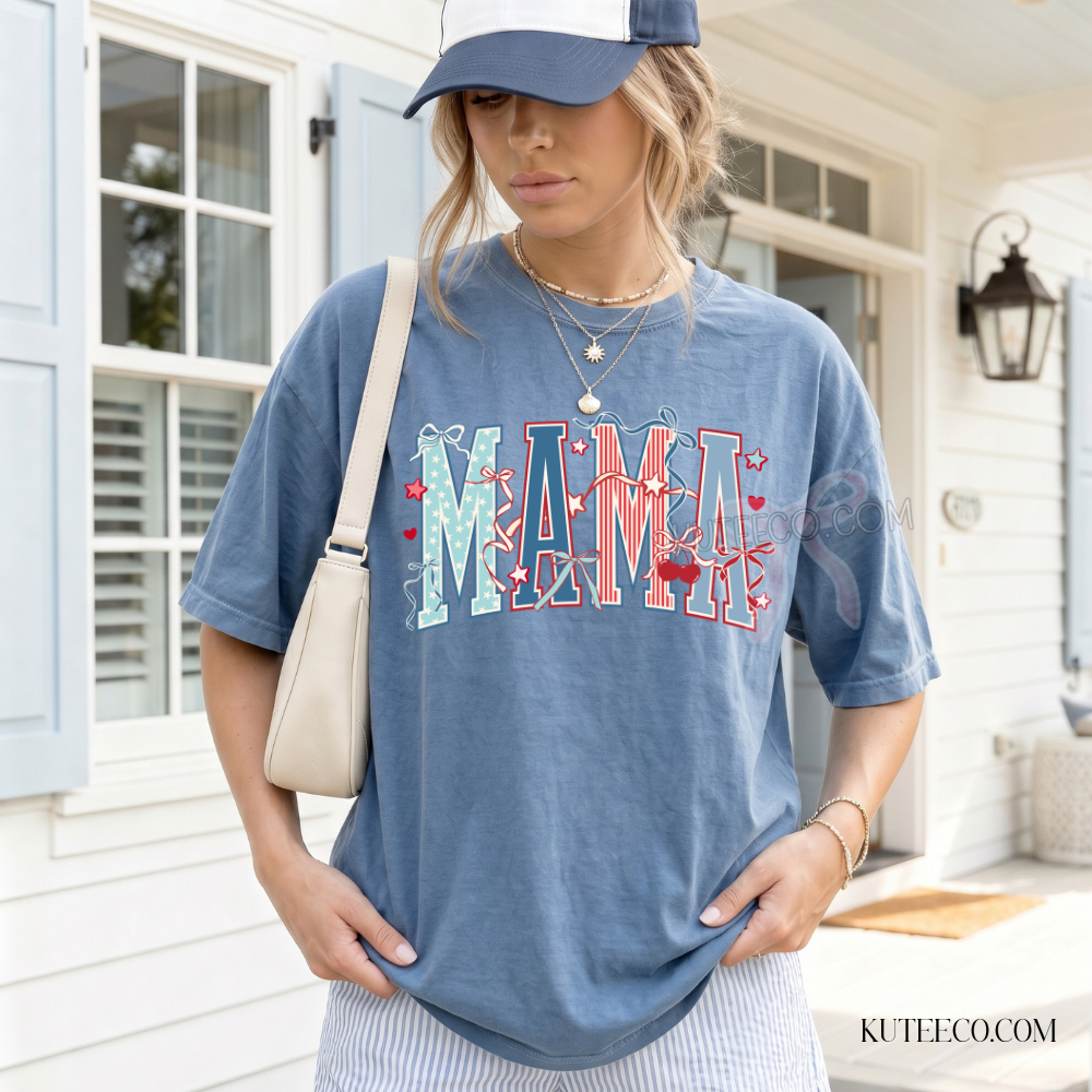 Patriotic MAMA - Comfort colors Shirt/ Sweatshirt