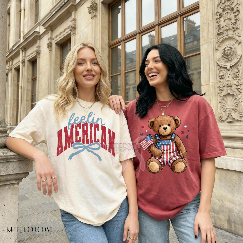 Feelin American-Comfort Colors Shirt/ Sweatshirt