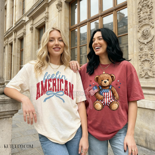 Feelin American-Comfort Colors Shirt/ Sweatshirt