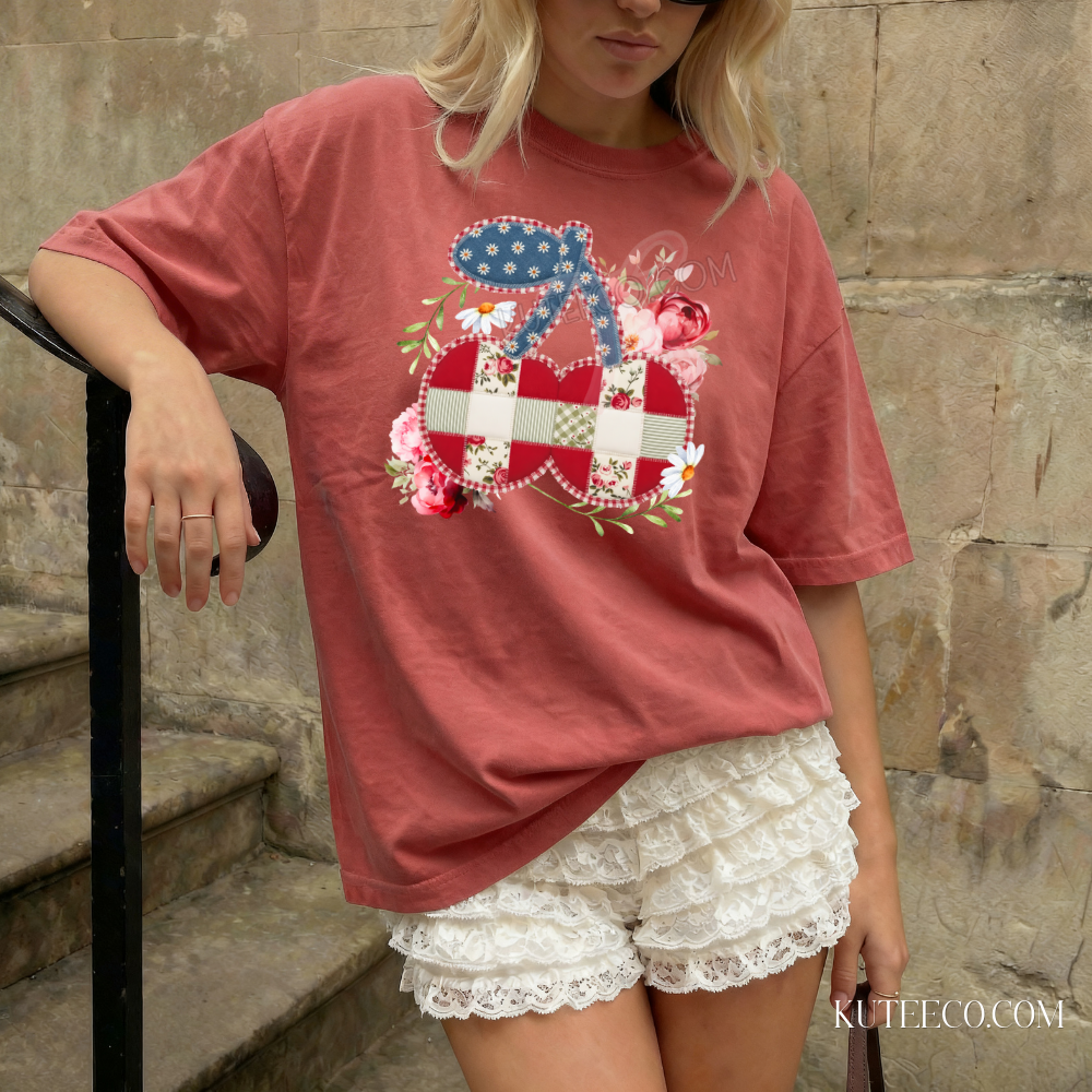Cherry American- Comfort colors Shirt/ Sweatshirt