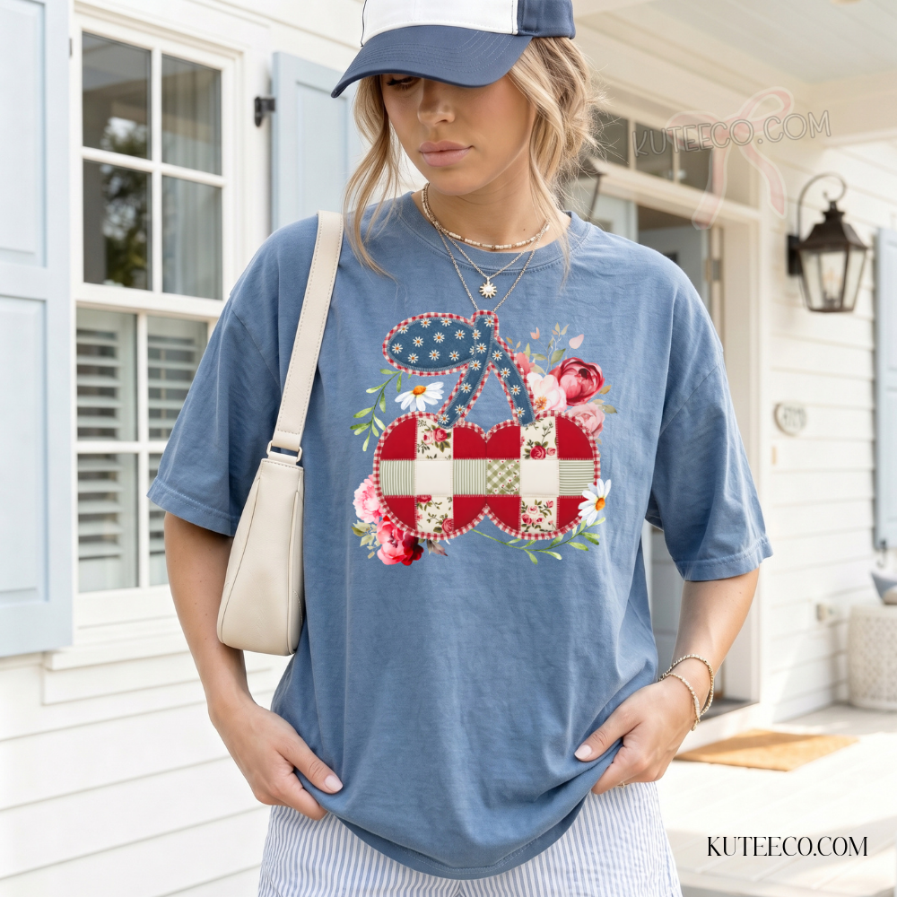 Cherry American- Comfort colors Shirt/ Sweatshirt