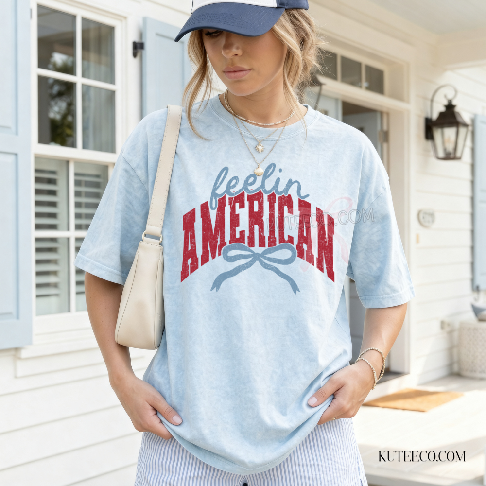 Feelin American-Comfort Colors Shirt/ Sweatshirt