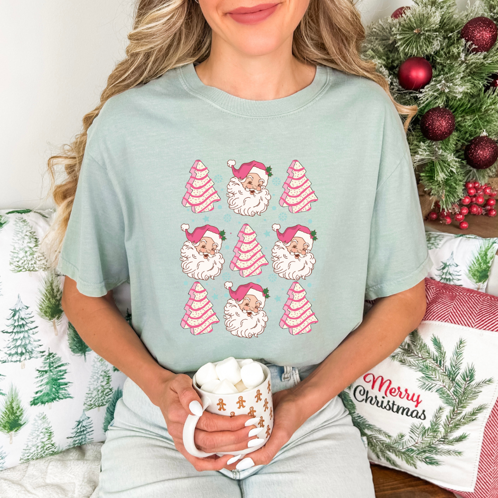 Santa Cake- Tee