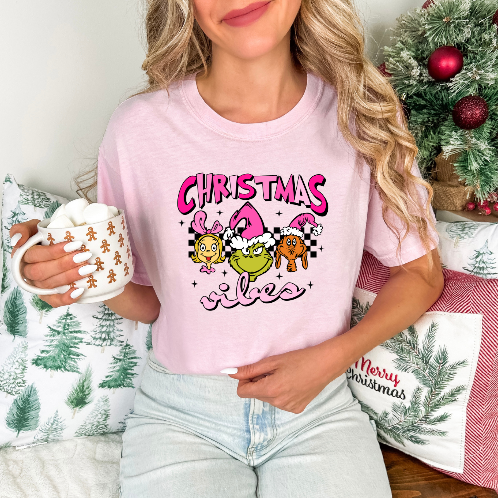 Christmas Grinch Vibes- Tee