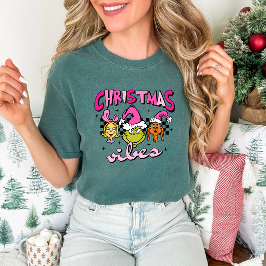 Christmas Grinch Vibes- Tee