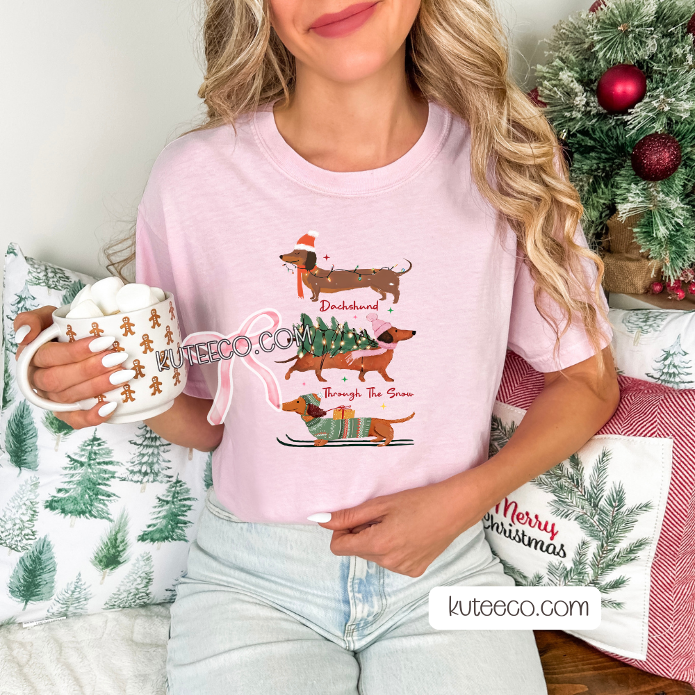 Dachshund Through the Snow- Shirt/ Sweatshirt