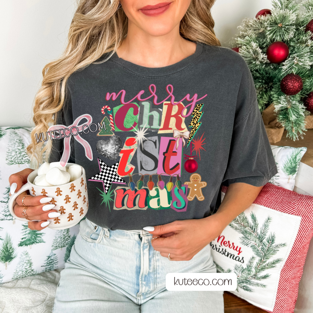 Merry Christmas Retro- Shirt/ Sweatshirt