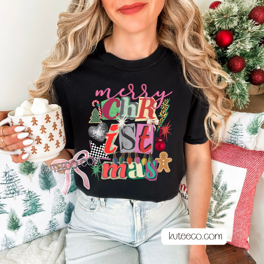 Merry Christmas Retro- Shirt/ Sweatshirt
