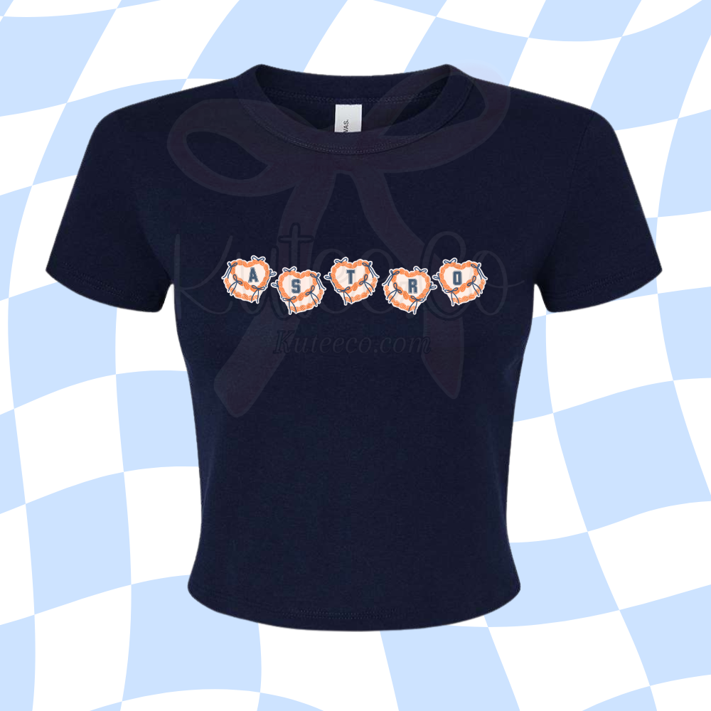 Astros pride in style with this cute cropped Houston Astros t-shirt – the perfect mix of sporty and trendy. Designed for comfort and flair, this women’s Astros tee features a flattering cropped fit, soft breathable fabric, and the iconic team logo front and center. repping H-Town on the go, this Astros crop top is a game-day must-have.
