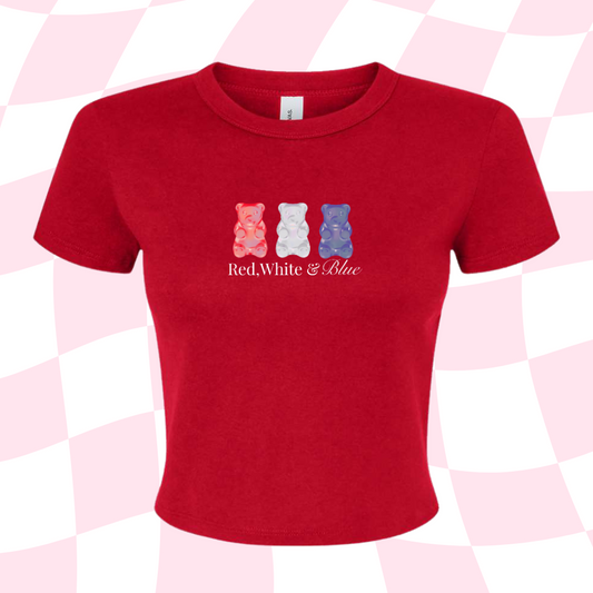 Beary American- Baby Tee