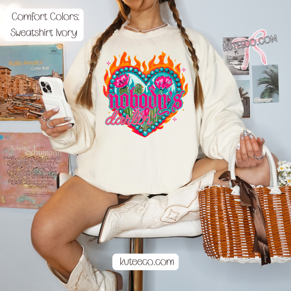 Howdy Darling- Comfort colors Shirt/ Sweatshirt-